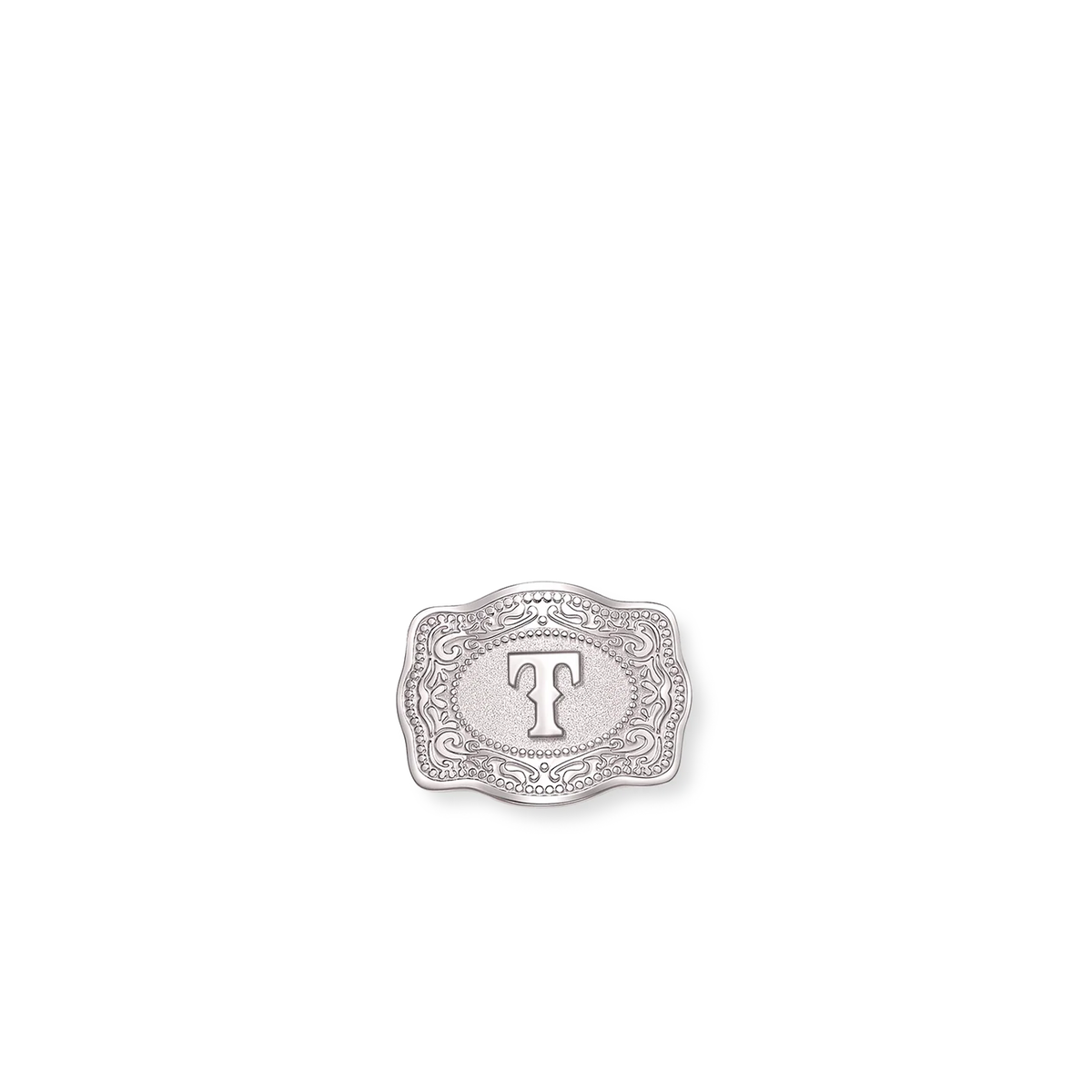 SpurWest Mini Belt Buckle Hatpin (Initial)