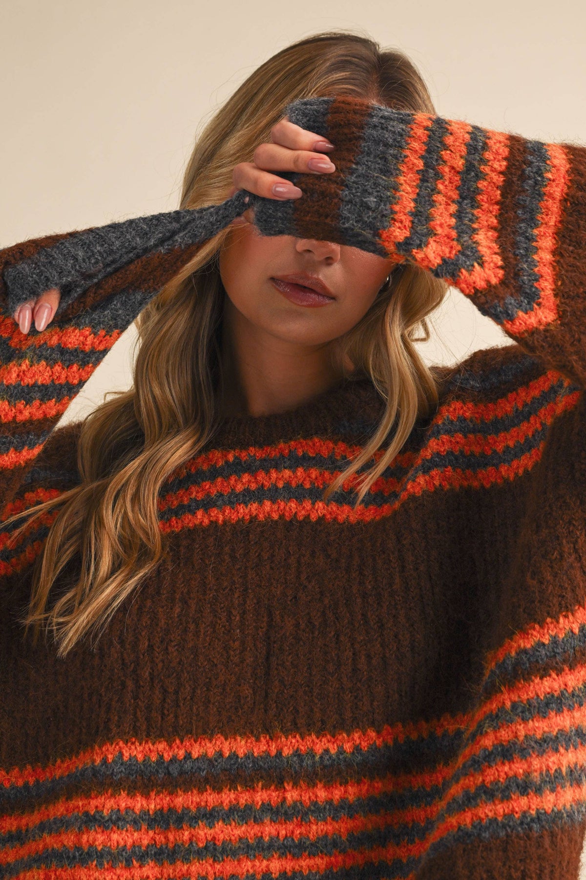 Sundown Stripe Sweater Dress