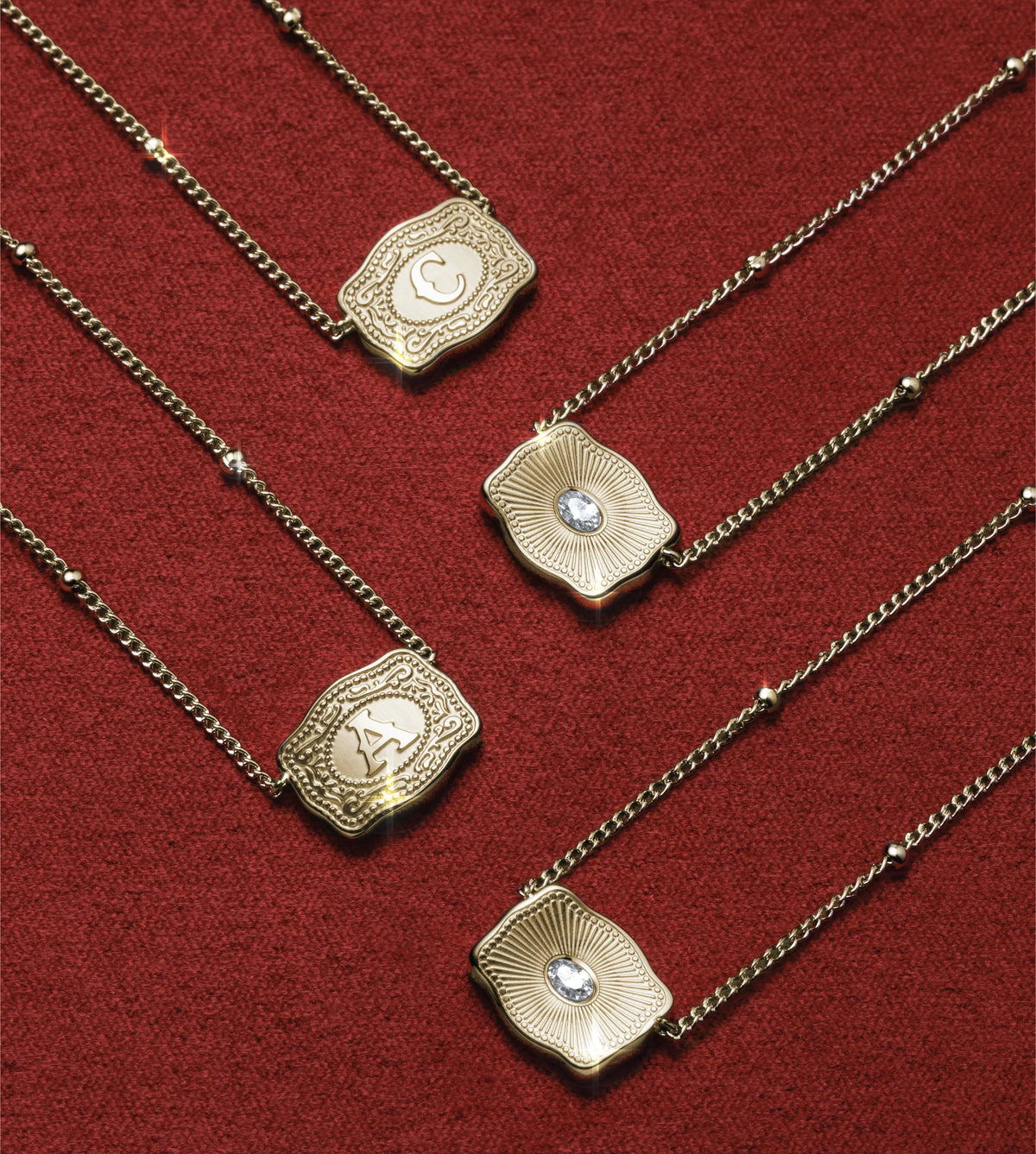 Ultra Mini Belt Buckle Necklace