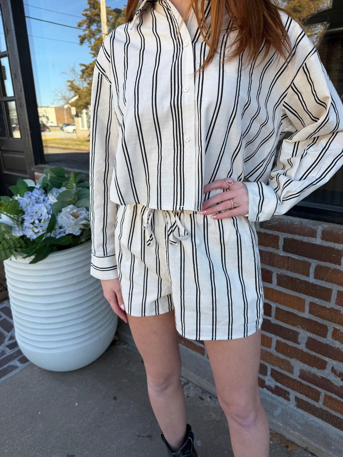 Stockyard Stripe Short