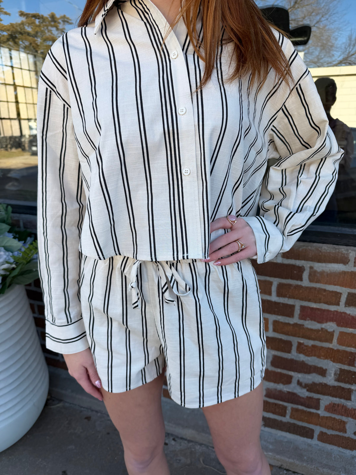 Stockyard Stripe Top