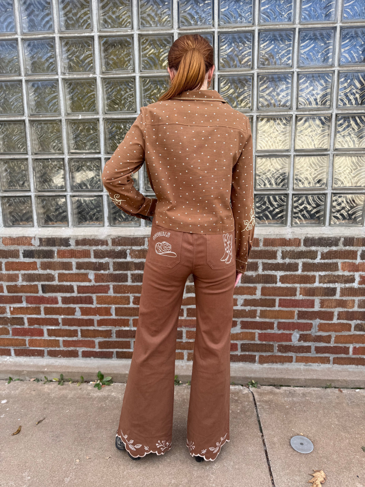 Gussied Up Embroidered Top