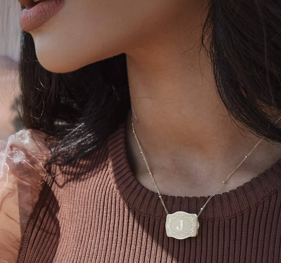 Mini Belt Buckle Necklace