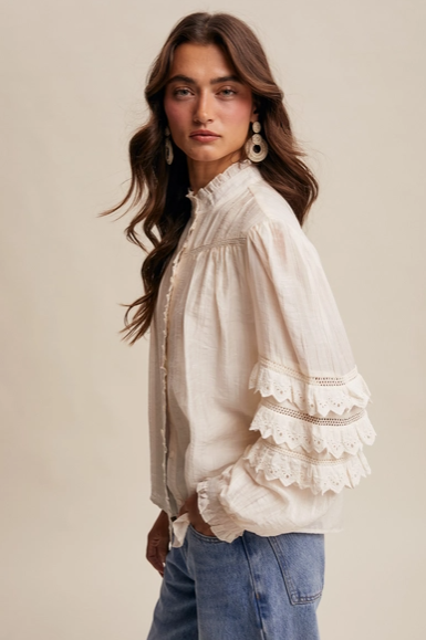 Wildflower Ruffle Blouse