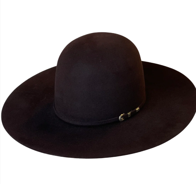 Rodeo King 10x 4 1/2" Brim Black Cherry