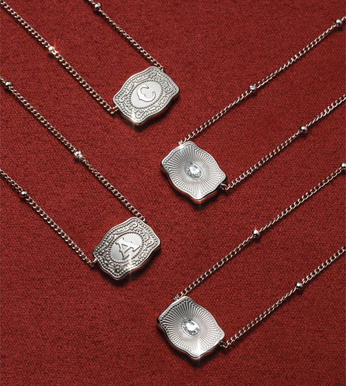 Ultra Mini Belt Buckle Necklace
