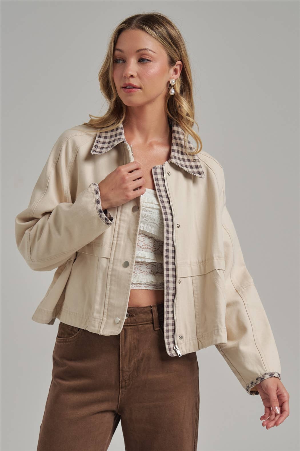 Sutton Plaid Jacket