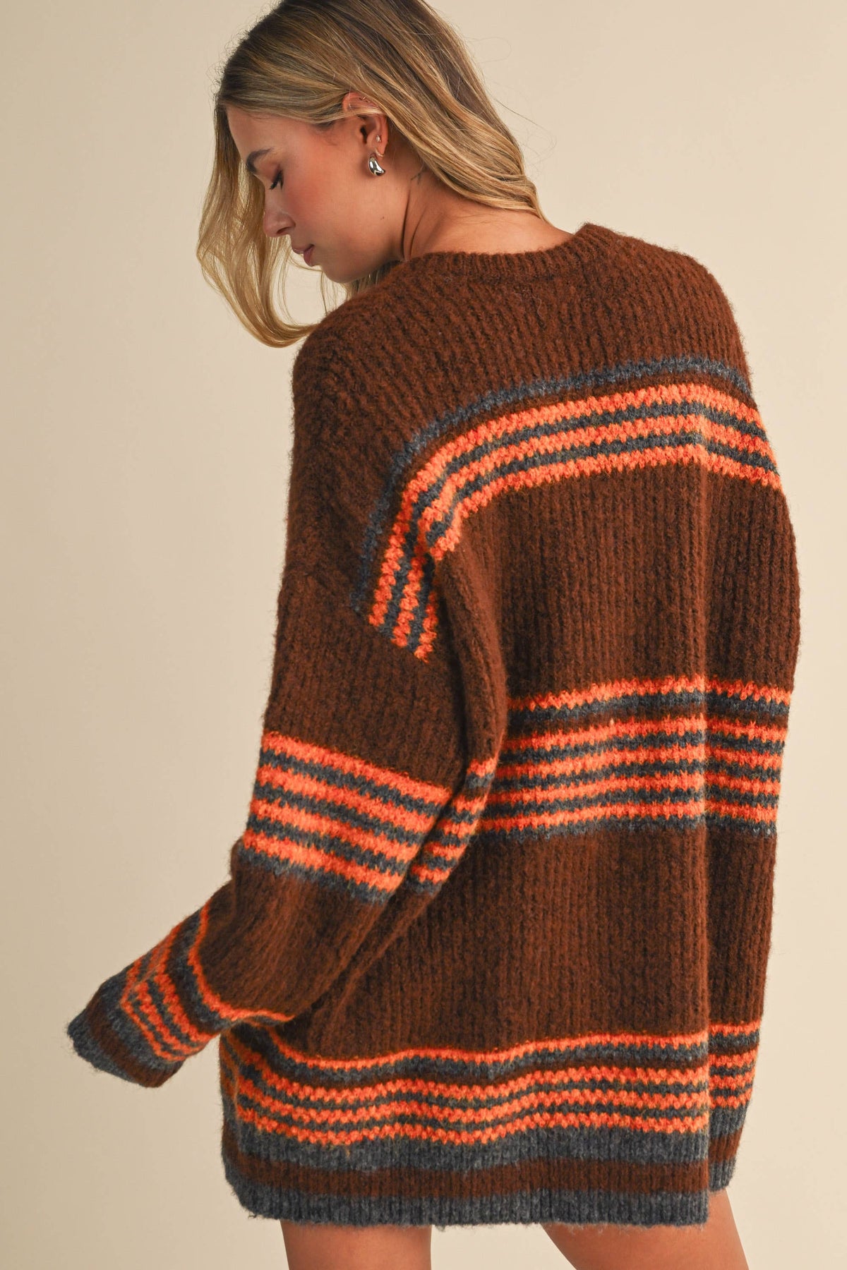 Sundown Stripe Sweater Dress